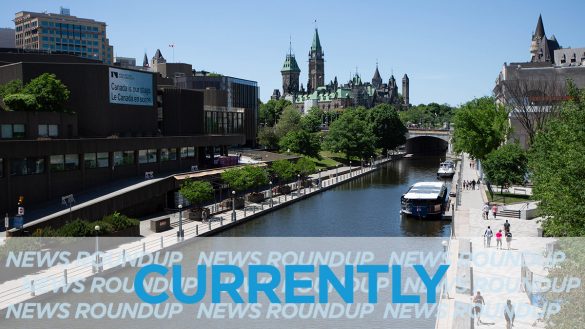 Ottawa's canal on a sunny day.